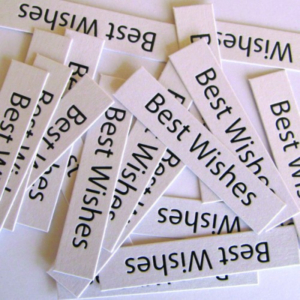 Paper Cellar Embellishments - Best Wishes