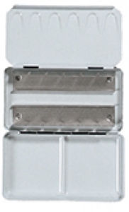 Empty Metal Watercolor Tin to Hold 12 Half Pans