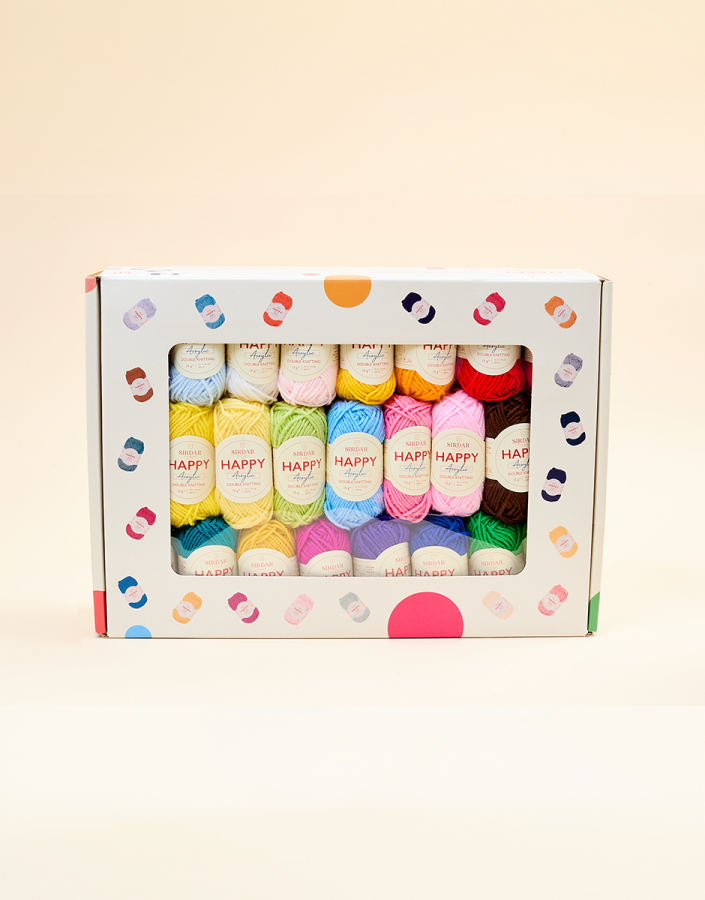 Sirdar Happy Acrylic - 50 Ball Variety Pack