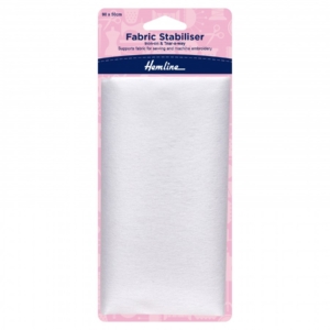 Hemline Fabric Stabiliser: Iron-On: 90 x 50cm