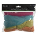 Natural Wool Roving 50g