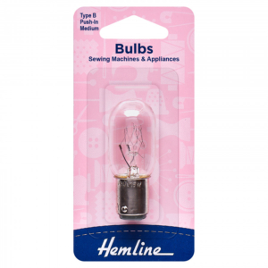 Hemline Sewing Machine Bulb: Bayonet: Medium
