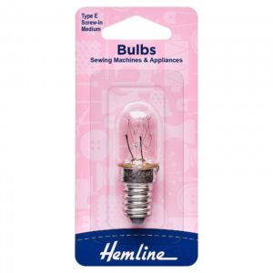 Hemline Sewing Machine Bulb: Screw-In: Medium