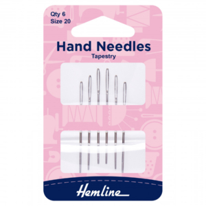 Hemline Hand Sewing Needles Tapestry Size 20