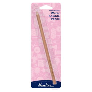 Hemline Dressmakers Water Soluble Pencil - White