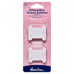Embroidery Paper Thread Bobbins (Pack of 50)