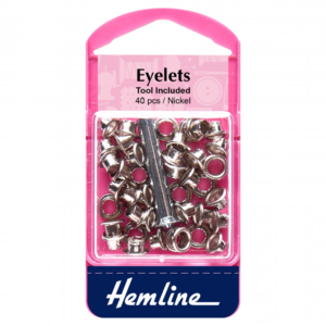 Hemline Eyelets - Nickel Silver - 5.5mm
