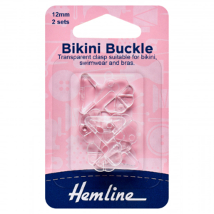 Hemline Bikini Buckle - Clear