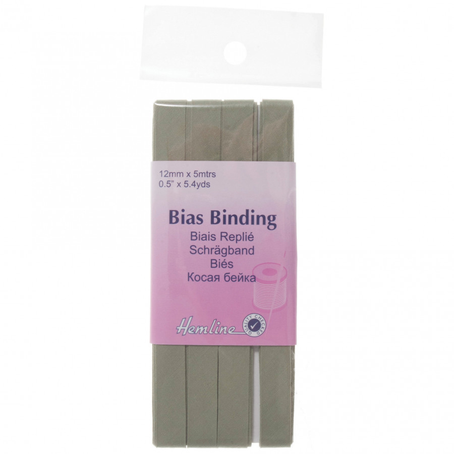 Hemline Polycotton Bias Binding - 12mm x 5m