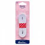 Hemline General Purpose Elastic - White - 12mm x 2m