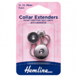 Hemline Collar Expanders Metal - Assorted
