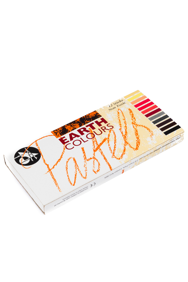 Soft Pastels Set of 12 Sticks - Earth Colours