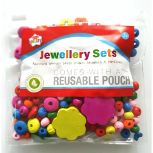 Childrens Mixed Jewellery Wooden Beads & Elastic String