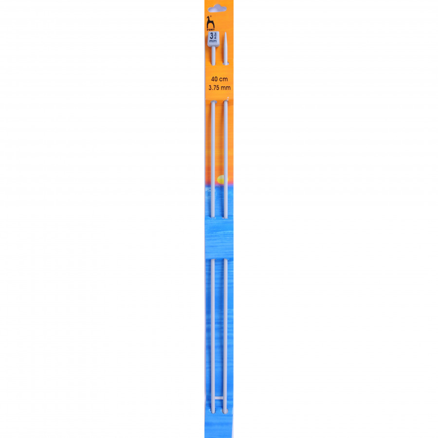 Pony Classic Single Pointed Knitting Pins Pair 40cm - Image 5