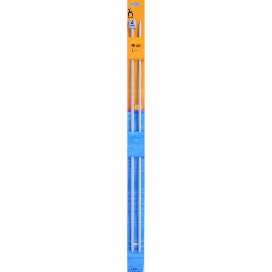 Pony Classic Single Pointed Knitting Pins Pair 40cm - Image 6