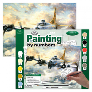 Adult Paint By Numbers Flying Fortress