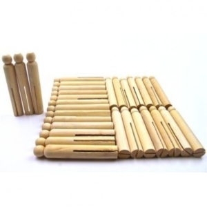 Dolly Pegs Pk 30 Natural