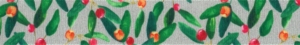 Christmas Berry Ribbon SOLD BY THE METRE