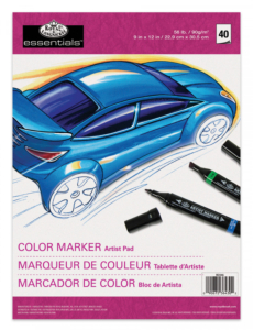 Essentials Colour Marker Artist Pad 9" x 12"