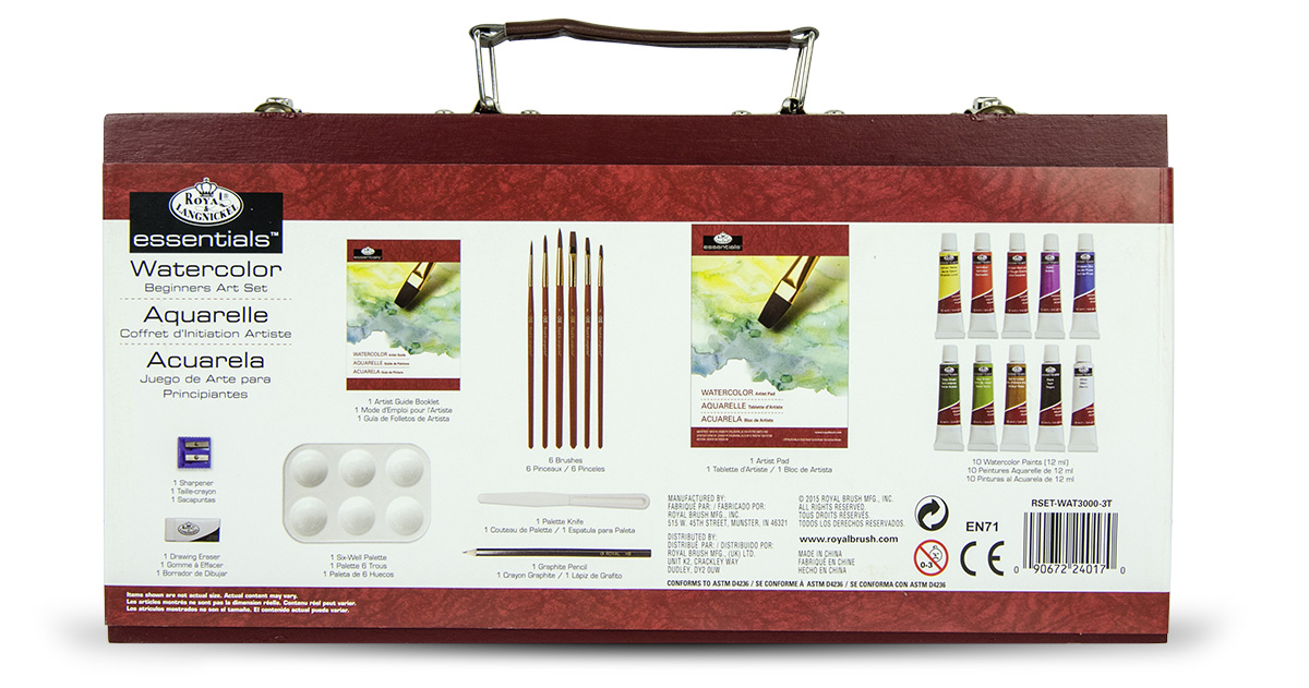 Royal & Langnickel Beginner Watercolour Painting Set - Image 2