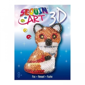 Sequin Art 3D - Fox