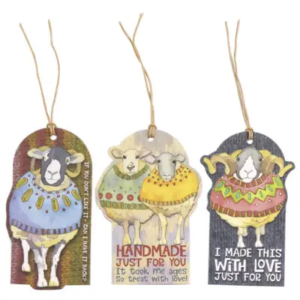 Emma ball Crafting Tags Pk 12