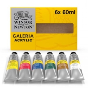 Winsor & Newton Galeria Acrylic 6 x 60ml Tube Set