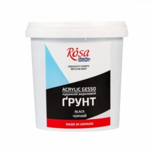 Jakar Rosa Studio Acrylic Gesso 500ml - Black