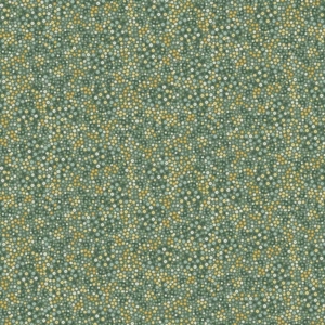 Makower - Hello Autumn - Blooms Teal - SOLD BY THE METRE