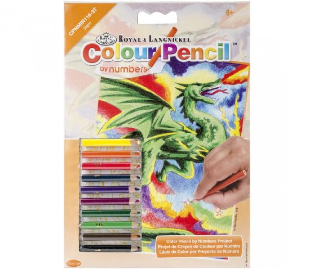 Mini Colour Pencil Dragon Kit