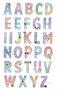 Crystal Alphabet Upper Case