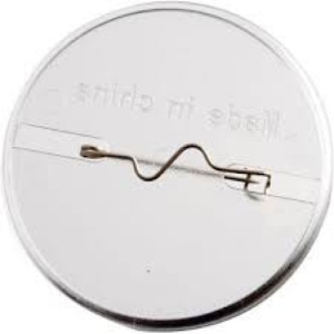 Badge Transparent Round 5.5cm 5pk