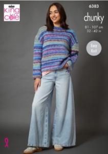 King Cole Womens Knitting Pattern 6383