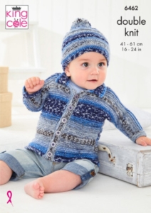 King Cole Childens Knitting Pattern 6462