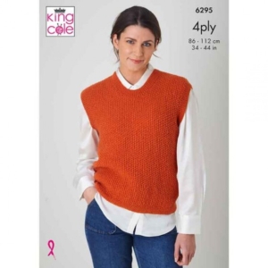 King Cole Knitting Pattern 6295