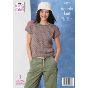 King Cole Knitting Pattern 6352