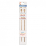 Knitting Pins: Single-Ended: Maple: 18cm x 4.50mm