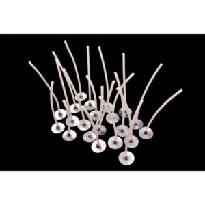 Peakdale Pre-Waxed Candle Wick - For Parrafin Wax - Pack of 10