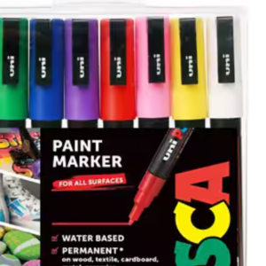 POSCA Paint Marker Fine Tip 8pk