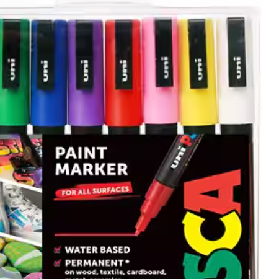POSCA Paint Marker Fine Tip 8pk