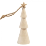 Wooden Christmas Tree Ornament