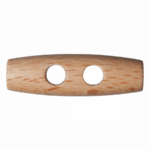 Wooden 2-hole Toggle 40mm