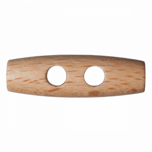 Wooden 2-hole Toggle 40mm