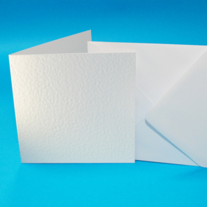 Pack of 50 3"x3" Blank Cards & Envelopes - White