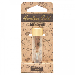 Hemline Gold Premium Quilting Needles - Sizes 8-10