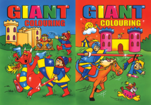 160 page Giant Colouring Book