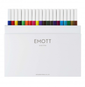 uni-ball Emott Fineliners Set of 40