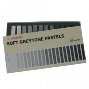 Inscribe Grey Tone Soft Pastels (Set of 12)