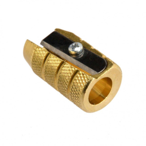 Bullet Shaped Single Hold Brass Pencil Sharpener