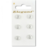 Sirdar Elegant Buttons - White 9mm